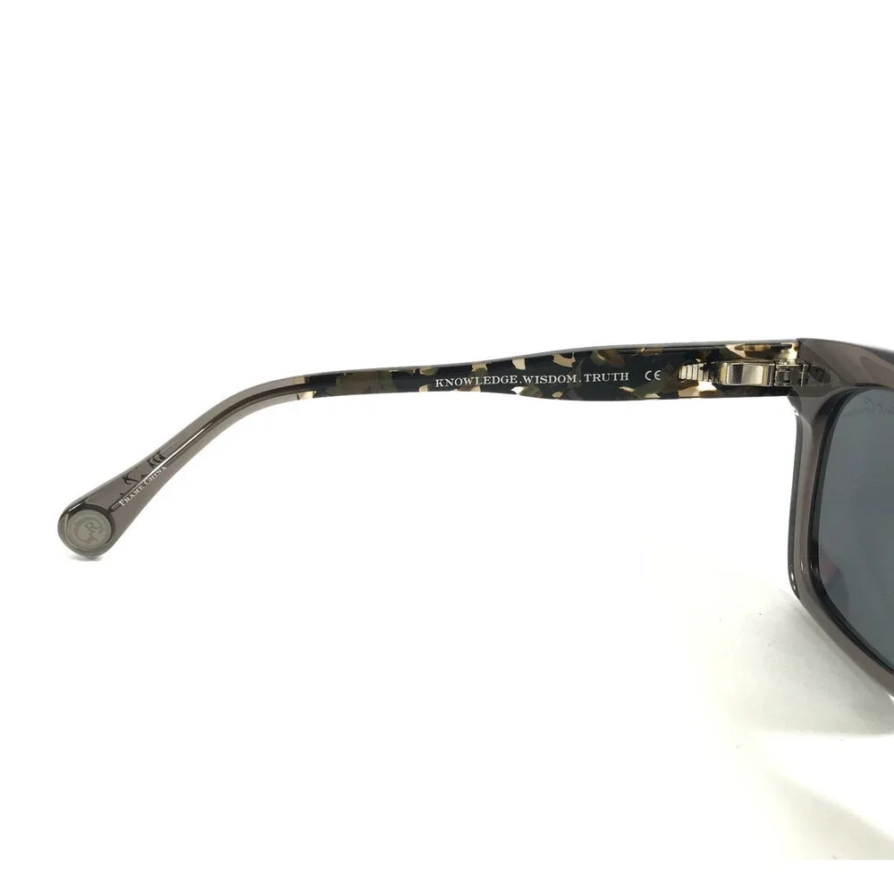 Robert Graham Sunglasses CALVIN GRY Gray Square Frames w/ Gray Polarized Lenses